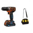 BLACK+DECKER BDCDC18KST GB 18V Smart Tech Drill Driver...