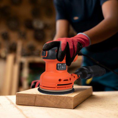 BLACK+DECKER BEW210-QS, 230V, 0-13000 RPM, 4-in-1 Corded Electric Multi-Sander 