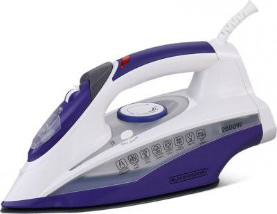 BLACK+DECKER BXIR2003IN 2000 W Steam Iron (Blue, White)