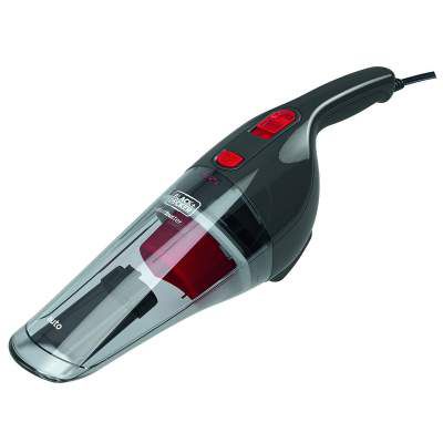 BLACK+DECKER NV1210AV Powerful Dustbuster Car Vacuum Cleaner with 6 Accessories (12V, Red and Black)
