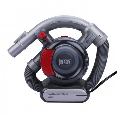 BLACK+DECKER PD1200AV-B1 12V Corded Dustbuster Flexi Auto Handheld Vacuum Cleaner with Bowl Capacity 440 m