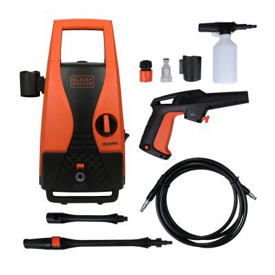 BLACK+DECKER PW1450TD 1400Watt 105 Bar 7.1 L/Min Flow Rate Pressure Washer for Car wash and Home