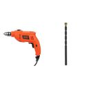 BLACK+DECKER TB555 550W 10mm Variable Speed Reversible Hammer Drill (Orange, 1-Piece)...