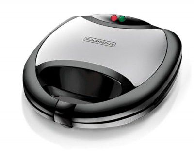 Black+Decker TS2080 Sandwich Maker | 2 Years Warranty | 750 Watt (Black)