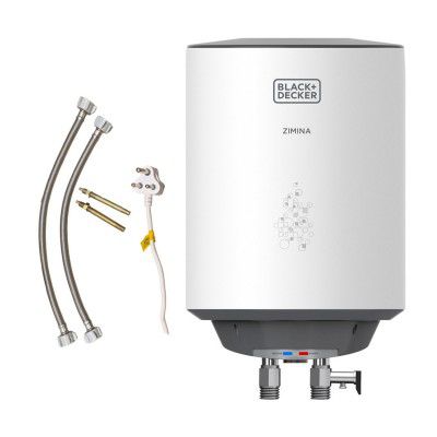 Black+Decker Zimina Geyser 10 Ltr | 5 Yr Tank Warranty
