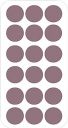BlackDreams® 720Pcs 25mm (1 inch) Dots Sticker Round Circle Blank Labels Self Adhesive (Wine)...