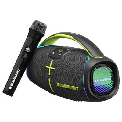[Extra Rs.3349 Off] Blaupunkt Atomik BB60 60W Boombox |100 Years German Legacy Audio & Sing Along Wireless Karaoke Mic