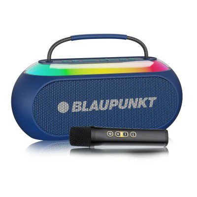 Blaupunkt ATOMIK Kolors 35W Boombox | EFF Voice Changer Wireless Karaoke Mic