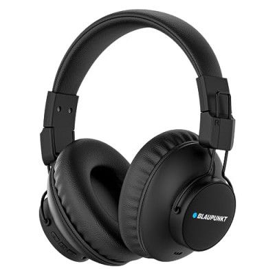 Blaupunkt BH41 Bluetooth Wireless Over Ear Headphone with Mic (Black)