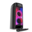 Blaupunkt Rock & ROLL PS75 Wireless Bluetooth75W Outdoor Party Speaker I Dynamic RGB Lights I Karaoke with Mic...