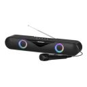 Blaupunkt SBA20 Koncert 20W Wireless Soundbar with 2000 mAh Battery I Karaoke Ready with Party RGB Lights I Bluetooth, USB & FM Antenna I Mini Gaming BT Soundbar for TV, Mobile...