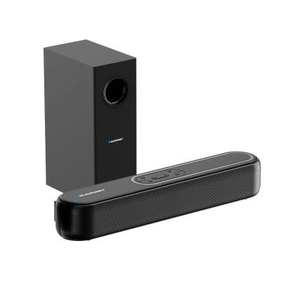 Blaupunkt SBW Newyork 20 2.1 CH Bluetooth Soundbar with Wired Subwoofer I 120W