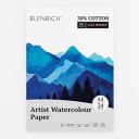 Blenrich Watercolour Paper: 300 GSM, 30% Cotton, Cold Pressed (A4 / 24 Sheets)...