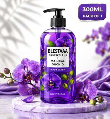 blestaaa essentialss ORCHID Calming Body Wash, For a Gentle Feeling Clean (300 ml)