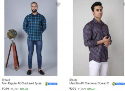 Blezza Casual Shirt Starts ₹269