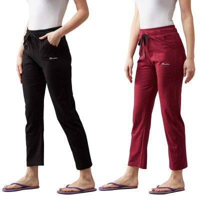 BLINKIN Women Cotton Casual Style Pyjamas Combo Pack Of 2 With Side Pockets