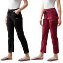BLINKIN Women Cotton Casual Style Pyjamas Combo Pack Of 2 With Side Pockets...