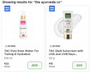 Blinkit Loot : Search The Ayurveda Co....