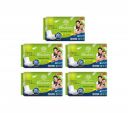Blissbury Sanitary Pads Dry Net Large Super Absorbent For Women With Wings { Five Family Packs Size -L }, 100 Pads ( FREE Biodegradable Disposable Bag)...