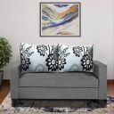 Blisscraft Amesty 2 Seater Fabric Sofa Set (Dark Grey)...