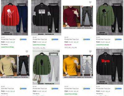 Blive Mens Tracksuits Starts ₹389