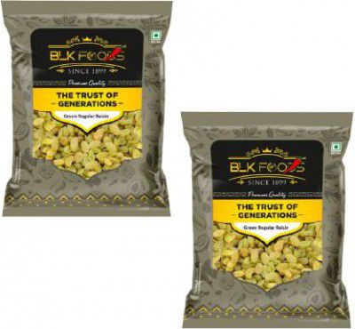 BLK FOODS 1 Kg Daily Kishmish (500g x 2) Raisins  (1000 g)
