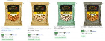 Blk Foods Dry Fruits 95% Off