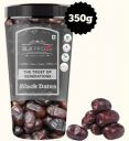 BLK FOODS Premuim Black Dates 350g | Khajoor | Khajur |Handpicked Dates| Soft & Juicy| Dates (350 g)...