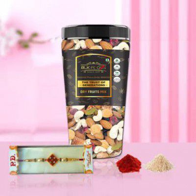 BLK FOODS Rakhi Special Gift Pack | Rakhi & Roli Chawal Combo  (250g)