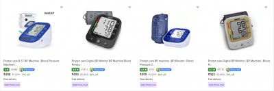 Blood Pressure Monitors @ ₹498