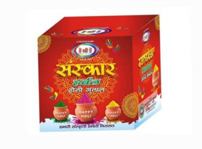 Blossoms Gulal for Holi Colour Friendly | Set Pack of 5 (5 Pcs X 100 GMS)