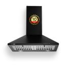 BLOWHOT Irish 60Cms chimney with 800 M3/H of Suction power for all modular Kitchens, Push button, 3 speed controls, Efficient Blower, 2-Baffle Filters, 2-Led Lights...