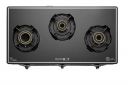 BLOWHOT Premium Design Emerald Heavy Tornado Brass 3 Burner Auto Ignition Gas Stove...