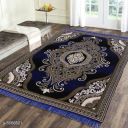 Blue Cotton Carpet  (135 cm X 187 cm)...