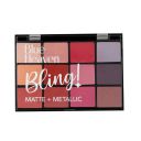 Blue Heaven 12-In-1 Bling Eyeshadow, Subtle Romance Metallic Finish (Multicolor)...