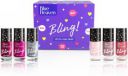 BLUE HEAVEN Bling Combo, matte & pearly shades, Long Lasting Chip Resistant Drama Queen Edition (Pack of 6)...