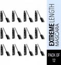 BLUE HEAVEN Extreme Length Mascara, Pack of 12 9 ml (Black)...