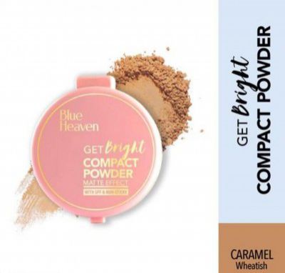 BLUE HEAVEN GET BRIGHT COMPACT POWDER [ CARAMEL