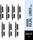 BLUE HEAVEN Intense Duo Kajal/Eyeliner, Pack of 7 (Jet Black, 0.85 ml)...