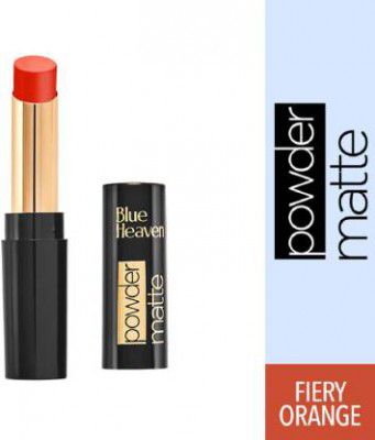 BLUE HEAVEN Powder Matte  (Fiery Orange, O01, 3.5 g)