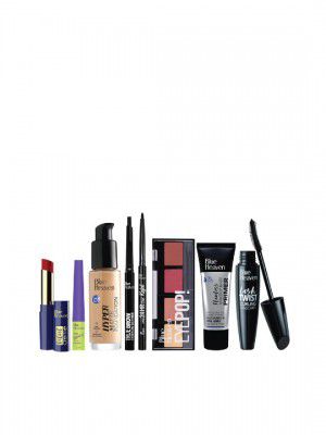 Blue Heaven Set of 8 Festive MakeUp Kit - Fair Tone - 32.1 g + 45.5 ml