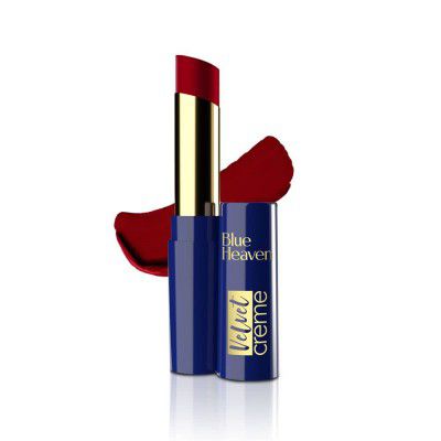 Blue Heaven Velvet Creme Lipstick, Bold Red, 3.5gm