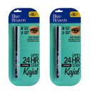 Blue Heaven Walkfree Kajal, Black (Pack of 2)...