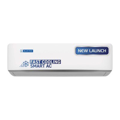 Blue Star 1 Ton 5 Star,Smart Inverter Split AC (Copper, Convertible 5 in 1 Cooling, DigiQ Hepta Sensor, Blue Fins, Self Diagnosis, IA512ZXUS, White)