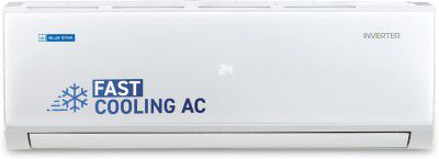 Blue Star 2025 Model 1.5 Ton 5 Star Split Inverter AC (IE518PNU, White)