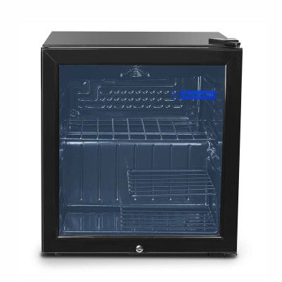 Blue Star VC65D Automatic Single Door Visi Cooler (55 Ltrs, 3 Shelves, Black)