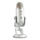 Blue Yeti USB Microphone for Recording, Streaming, Gaming, Podcasting on PC and Mac, Condenser Mic for Laptop or Computer with Blue VO!CE Effects, Adjustable Stand, Plug and Play - Silver...