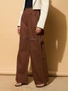 Blue Zipper Design Baggy Jeans...
