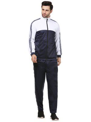 BLUEFICUS Track Suit for Men and Boys with Double Zipper Pockets for Multipurpose Uses Gym Running Jogging Sports Wear Polyester Blend