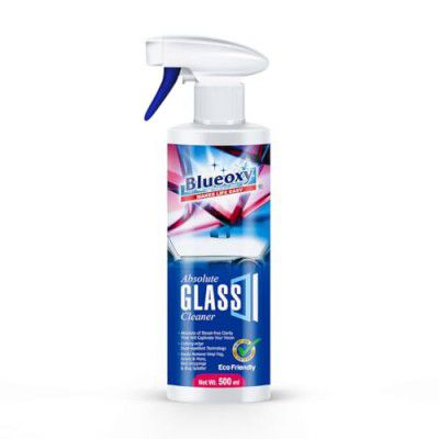 BLUEOXY ABSOLUTE GLASS CLEANER | STREAK-FREE CLARITY DUST REPELLENT TECHNOLOGY EASILY REMOVE VINYL FOG | GRIME & MORE | BIRD DROPPINGS | BUG SPLATTERS | 500 ML